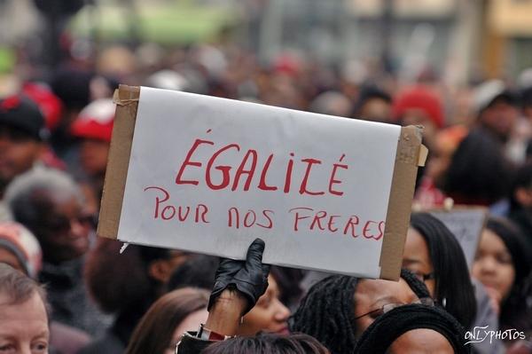Manifestation à Paris en solidarité avec la Guadeloupe