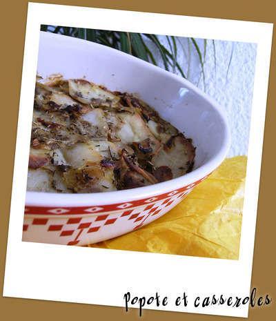 Faux gratin dauphinois aux herbes