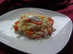 Salade riz surimi