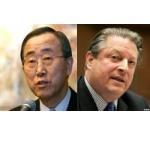 Ban ki moon & Al Gore pour une relance économique 