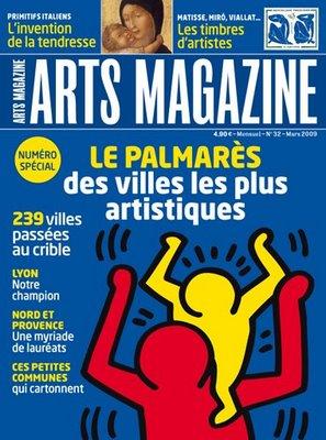 Keith HARING couverture Arts Magazine