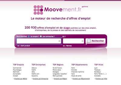 Moovement lance une 3ème génération de son moteur de recherche d'offres d'emploi et ouvre ses versions américaine et allemande