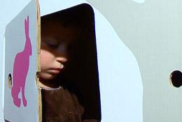 Maison en carton Kidsonroof