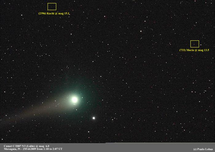 La comète Lulin par Paolo Lobao