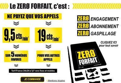 ZeroForfait : l'opérateur mobile low-cost