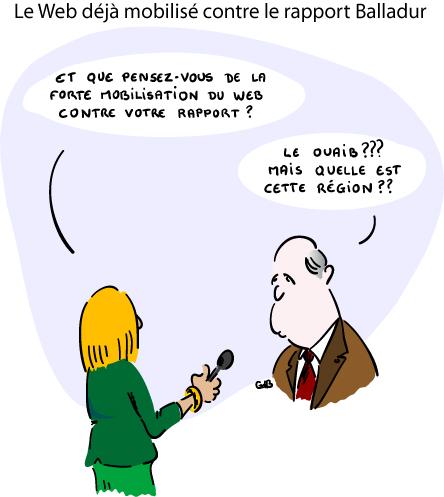 Le Web déjà mobilisé contre le rapport Balladur