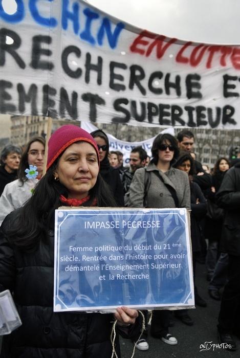 défilé pour l'université - 26 février- Paris