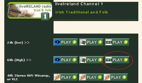 Musique : ma semaine irlandaise avec Live Ireland sur le Net