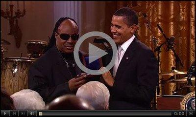 India. Arie Obama honorent Stevie Wonder Maison Blanche (video intégrale cérémonie/full length video ceremony)