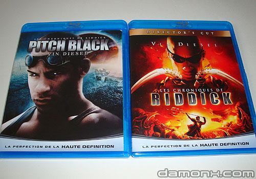 Blu Ray Pitch Black et Les Chroniques de Riddick