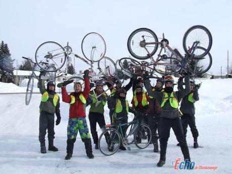 Les cyclistes profitent de la saison hivernale pour influencer les partis politiques