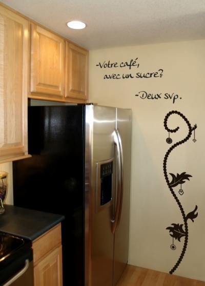 Sticker déco cuisine - 38€ chez Idzif