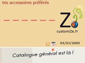 Les catalogues de CustomiZe.fr sont dispo ! Customize_catalogue