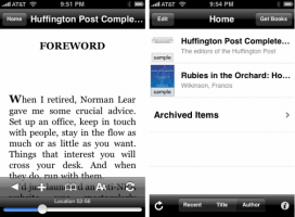 Une application d'Amazon change iPhone et iPod en Kindle