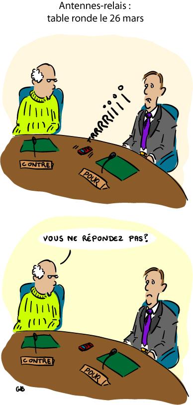 Antennes-relais : table ronde le 26 mars