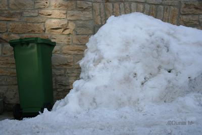 La Chaux-de-Fonds: neige 4 mars 2009