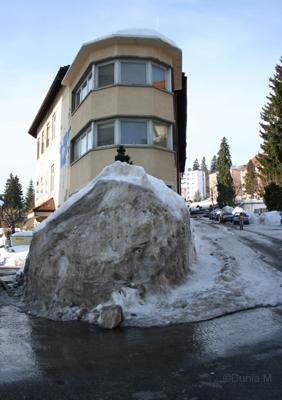 La Chaux-de-Fonds: neige 4 mars 2009