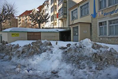 La Chaux-de-Fonds: neige 4 mars 2009