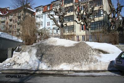 La Chaux-de-Fonds: neige 4 mars 2009