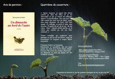 Un dimanche au bord de l'autre; Françoise Guérin