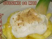Salade d'ananas mousse coco
