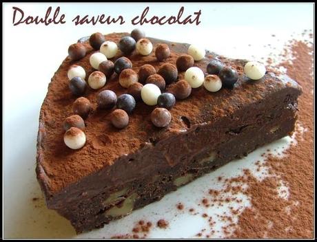 Gâteau double saveur chocolat, un délice de P.Hermé