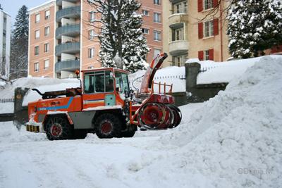 La Chaux-de-Fonds: 7 mars 2009 neige
