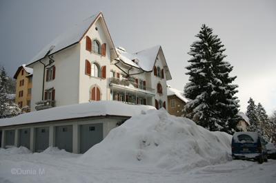 La Chaux-de-Fonds: 7 mars 2009 neige