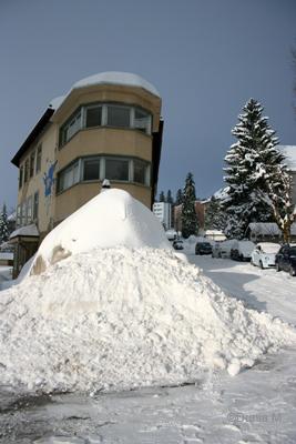 La Chaux-de-Fonds: 7 février 2009 neige