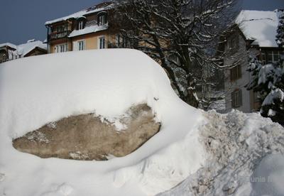 La Chaux-de-Fonds: 7 mars 2009 neige