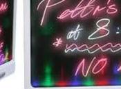 tableau lumineux, pour rappeler avec style doit faire vaisselle…