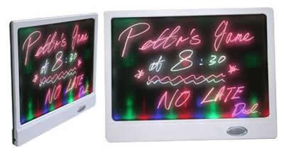 Le tableau lumineux, 32€ chez Science Shopping