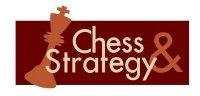 Le logo rouge passion de Chess & Strategy