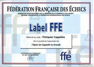 Le label FFE