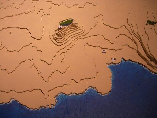maquette de l'IDP - Rano Raraku et Tongariki