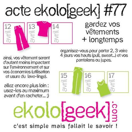 Acte ekolo[geek] #77