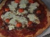 Pizza maison, steak hache tomate