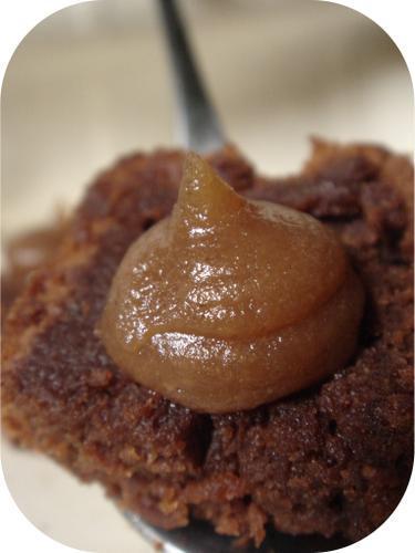 Fondant crème de marron/chocolat et fève de tonka