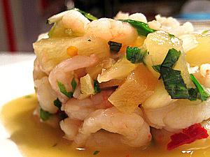 Salade minute aux crevettes thai