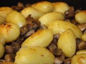 Pommes terre rôties champignons