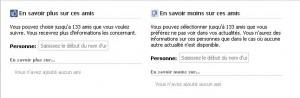 Choisir ses amis sur Facebook