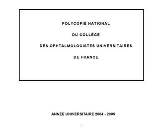 polycopié national d'ophtalmologie