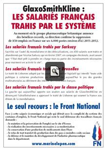 Glaxosmithkline : Les salariés français trahis par le système
