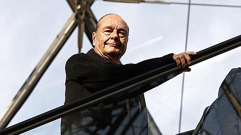 Jacques Chirac, ici lors de la cérémonie du cinquantenaire du Conseil constitutionnel au Louvre à Paris. (Jean-Christophe Marmara / Le Figaro)