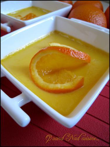 Petits pots de crème à l'orange