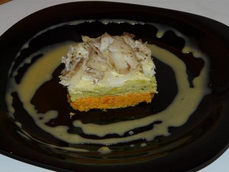 Mardi 20 janvier 2009 : Tartelette au roquefort - Cabillaud aux deux mousses - Dessert fantôme