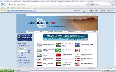 nationalchange.com : achetez vos devises sur Internet