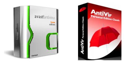 Avast ! vs Antivir lequel prendre ?
