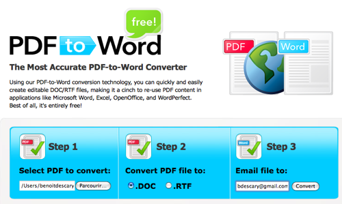 pdf-to-word Convertissez des documents PDF au format Word
