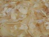 Torte fromage crème, poires amandes